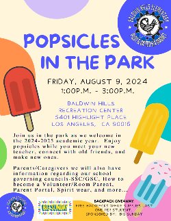 Popsicles in the Park Flyer